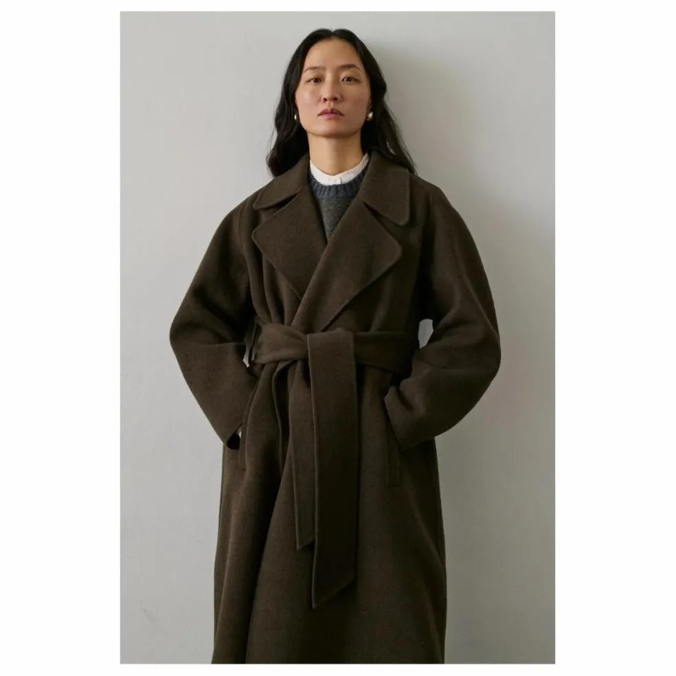 Manteau Harvard Laine | Brun kaki