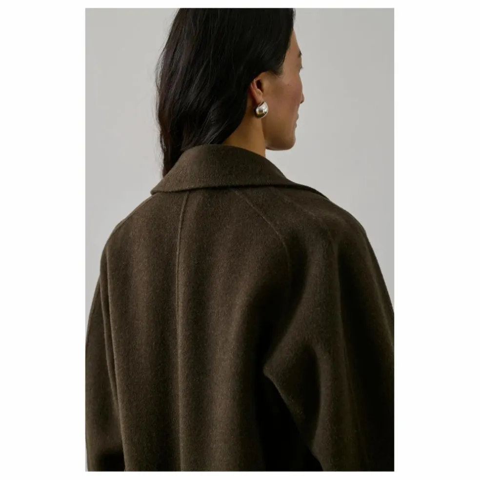 Manteau Harvard Laine | Brun kaki