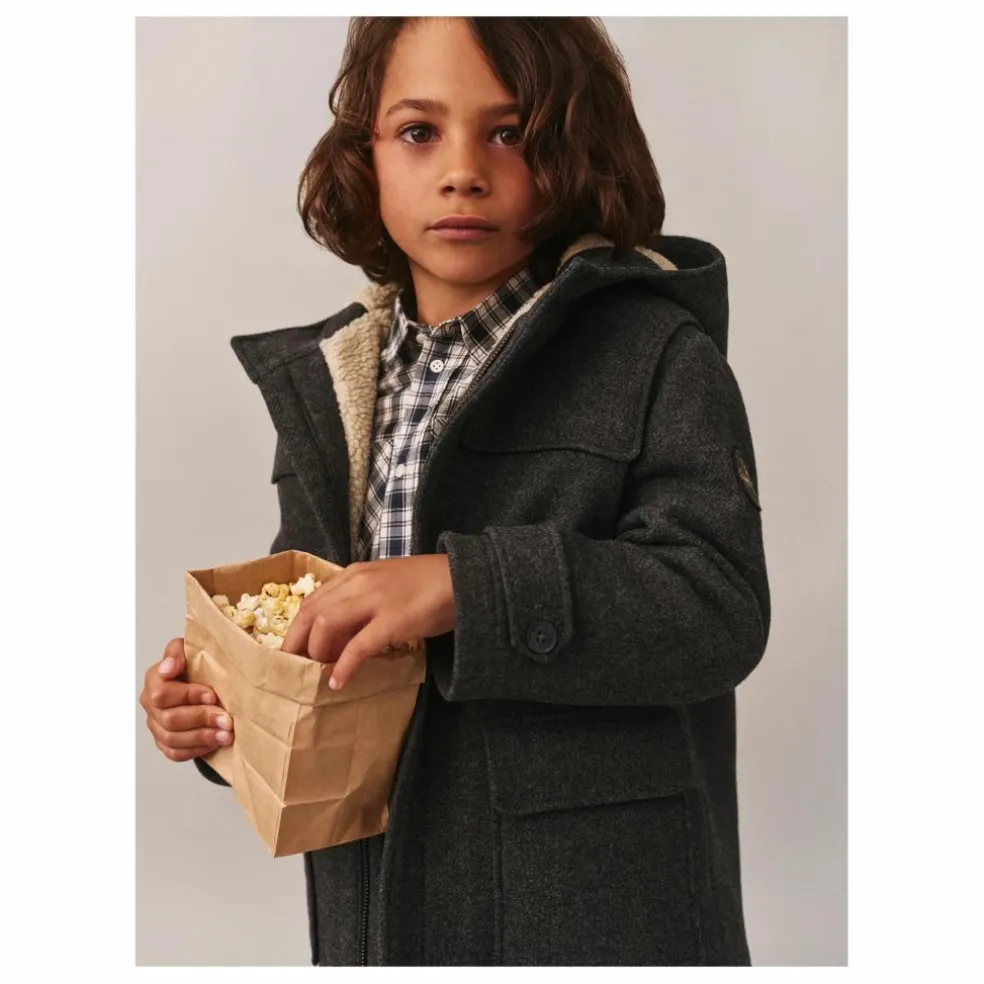 Manteau Julien Drap de Laine | Gris foncé