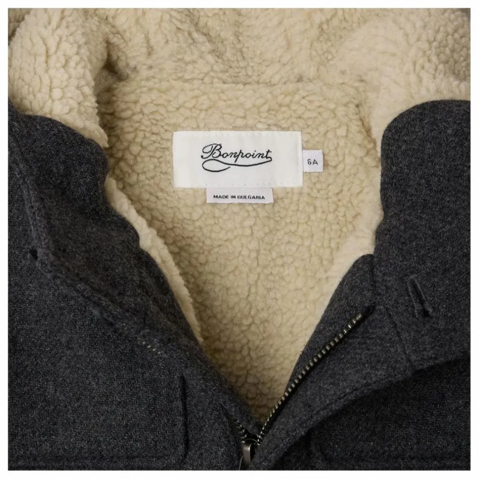 Manteau Julien Drap de Laine | Gris foncé