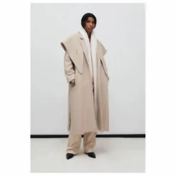 Manteau Kristine Laine Recyclée | Sable