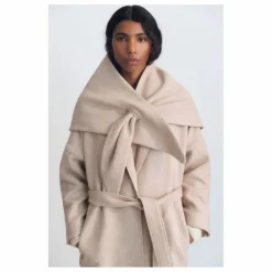 Manteau Kristine Laine Recyclée | Sable