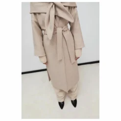 Manteau Kristine Laine Recyclée | Sable