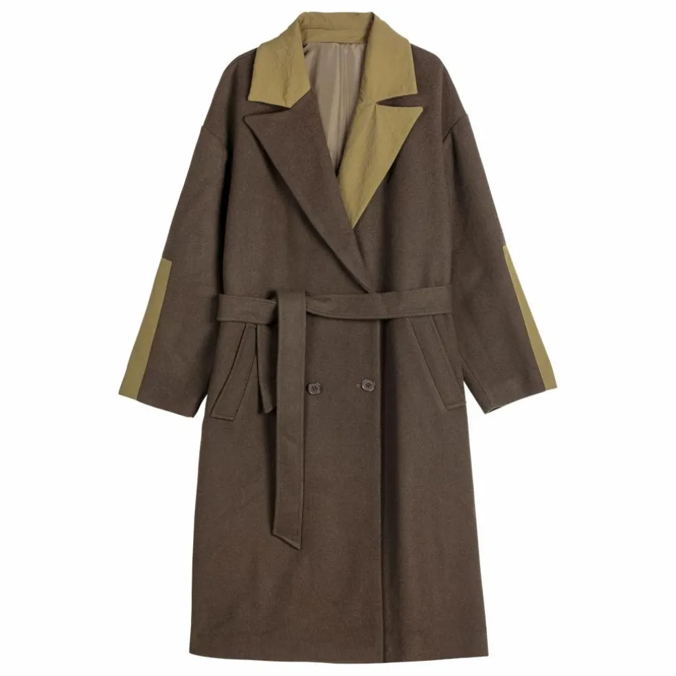 Manteau Long Laine - Collection Femme | Bleu nuit