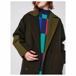 Manteau Long Laine - Collection Femme | Bleu nuit