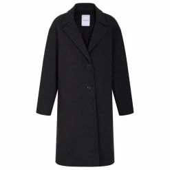 Manteau Long Laine | Gris foncé
