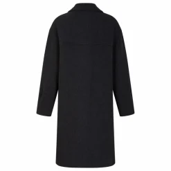 Manteau Long Laine | Gris foncé