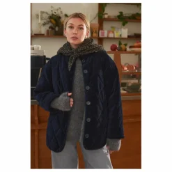 Manteau Matelassé Louisa Velours - Collection Femme | Indigo