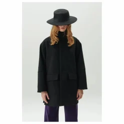 Manteau Moss Laine | Noir