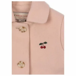 Manteau Novella Laine | Rose pêche