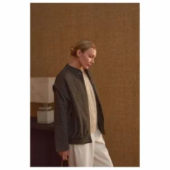 Manteau Philo Carreaux Laine - Collection Femme | Gris