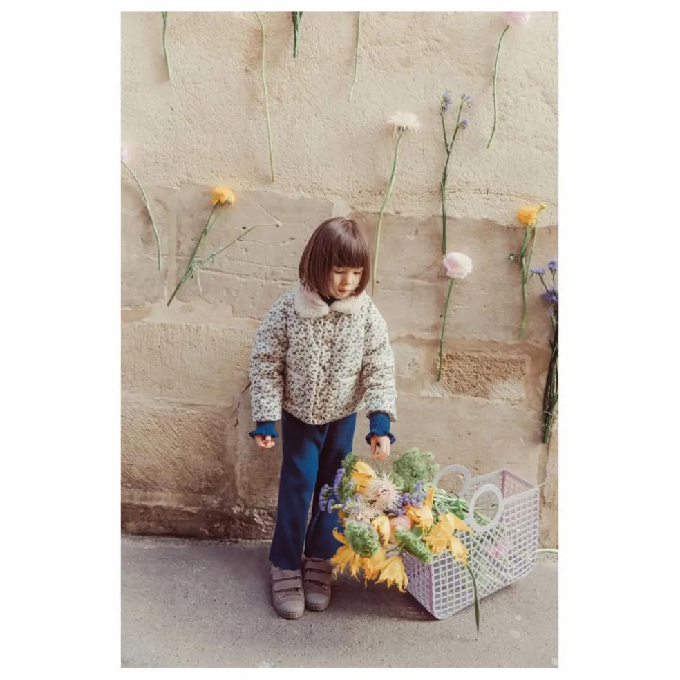 Manteau Réversible Façon Fourrure Jasmina Coton Bio | Crème