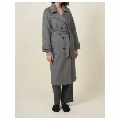 Manteau Valencia Laine | Gris
