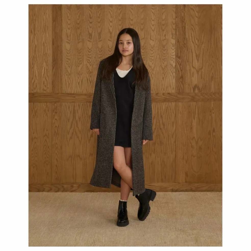 Manteau Vichy | Noir