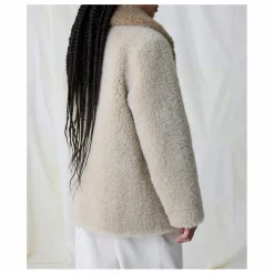 Manteau Vino Façon Fourrure | Ecru