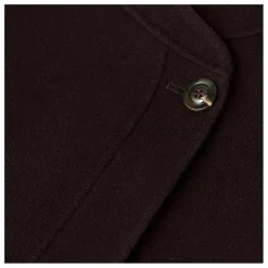 Manteau Windsor Laine | Aubergine