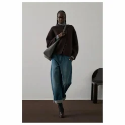 Manteau Windsor Laine | Aubergine