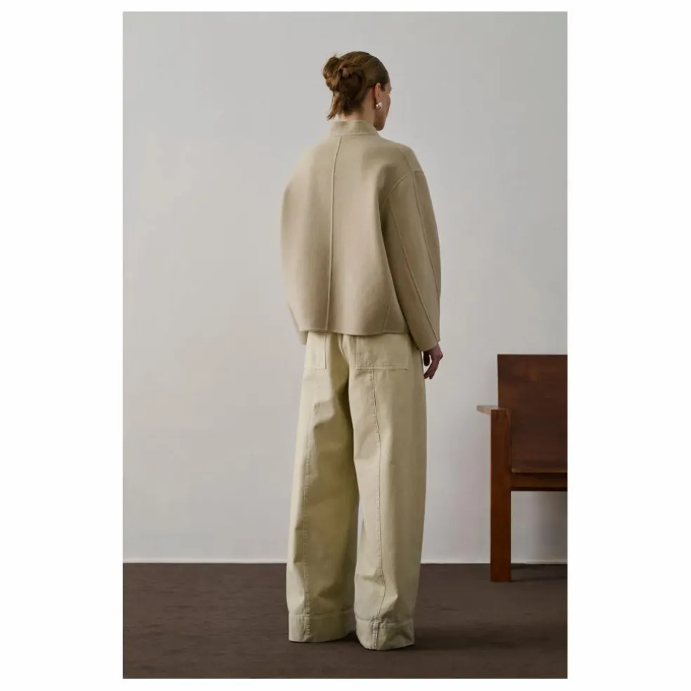 Manteau Windsor Laine | Craie