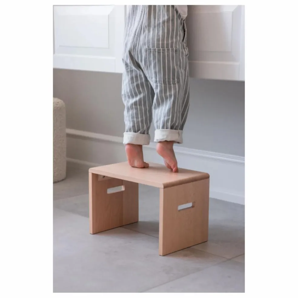 Marche-pied | Bois clair