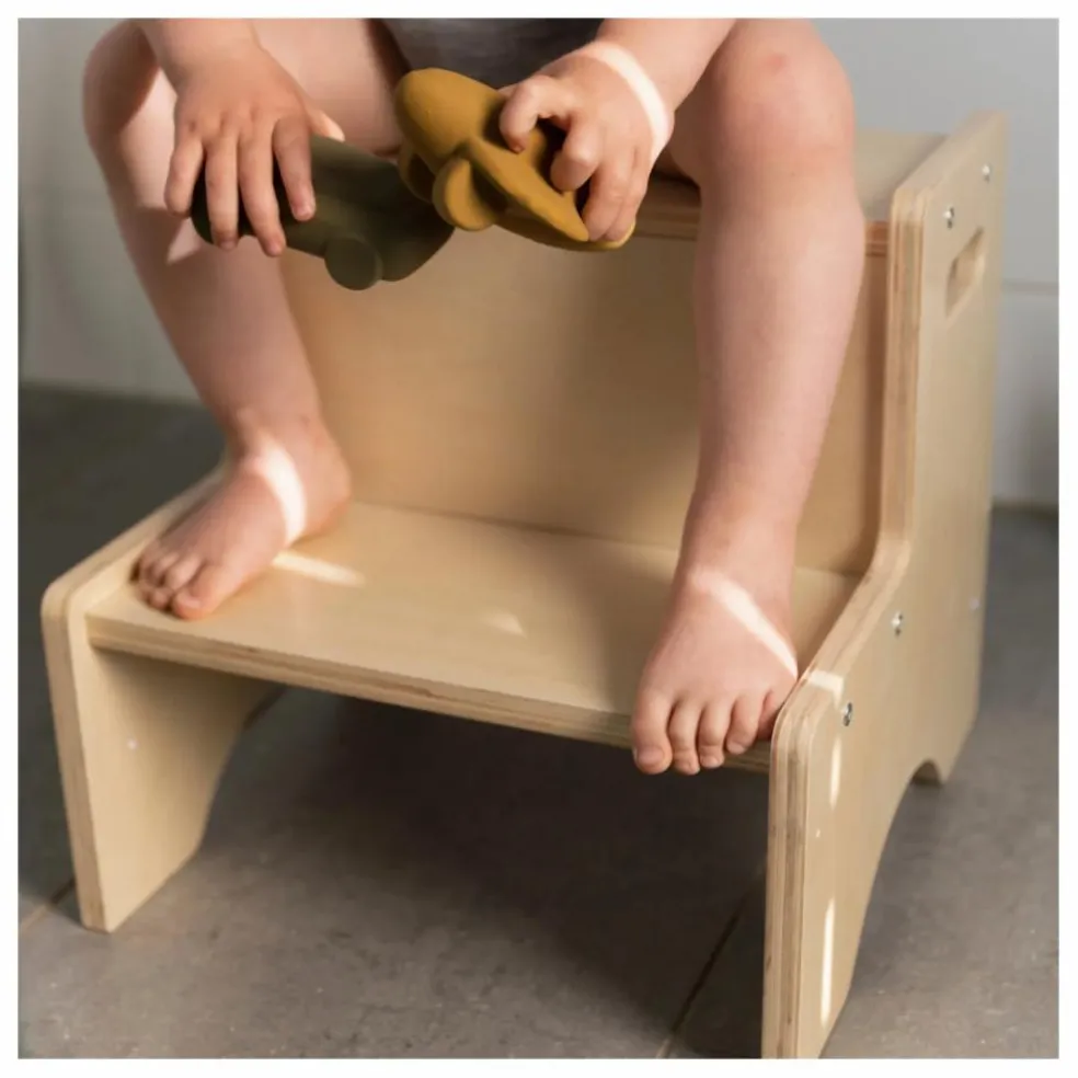 Marche-pied en bois