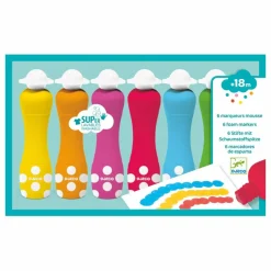 Marqueurs mousse pour les petits - Set de 6