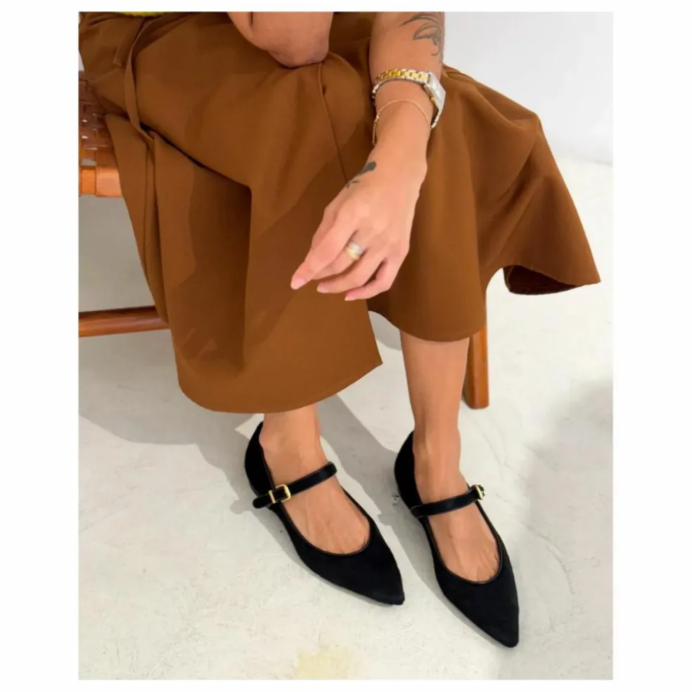 Mary Jane Poils de Veau | Black