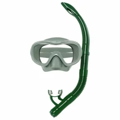Masque de natation et tuba Ariel | Vert