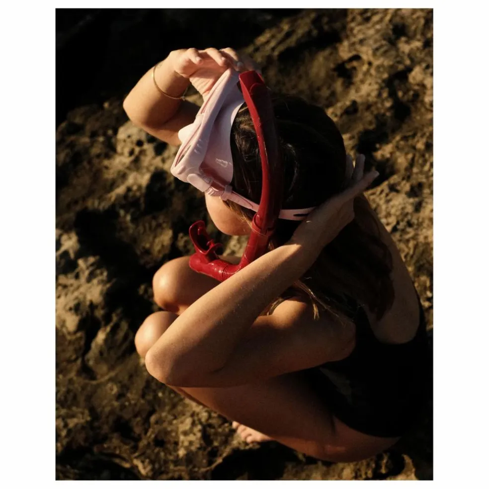 Masque de natation et tuba Ariel | Rose