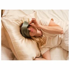 Masque de nuit bandeau en soie | Sauge