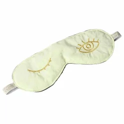 Masque de nuit en coton bio Eyes | Vanille