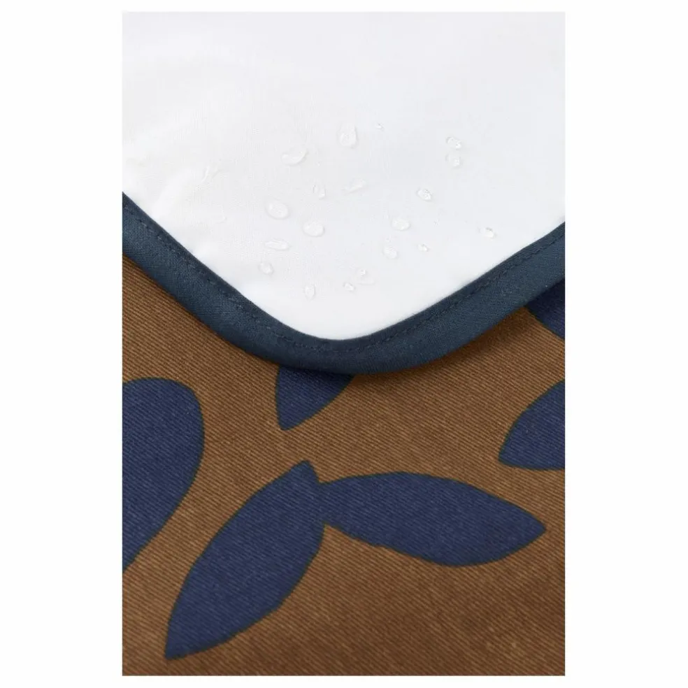 Matelas à langer de voyage Hyde Park Blue Leaves | Bleu