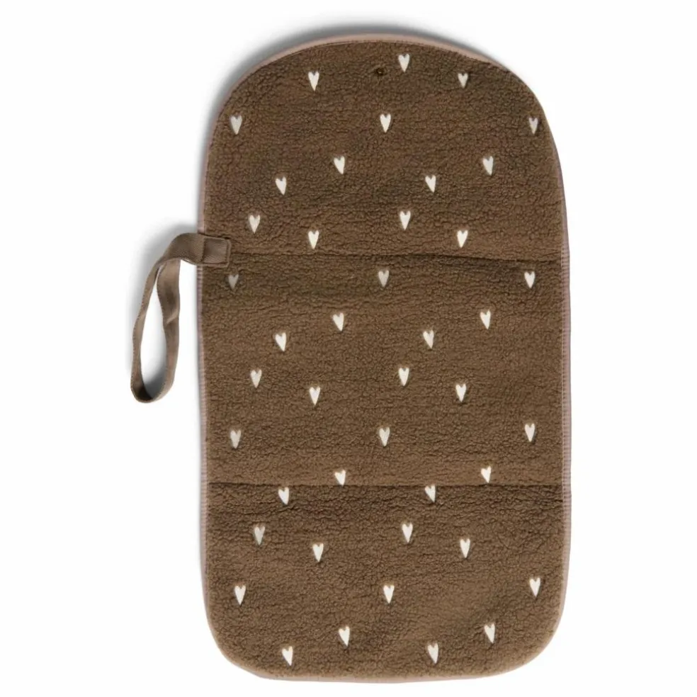 Matelas à langer de voyage Hearts | Marron