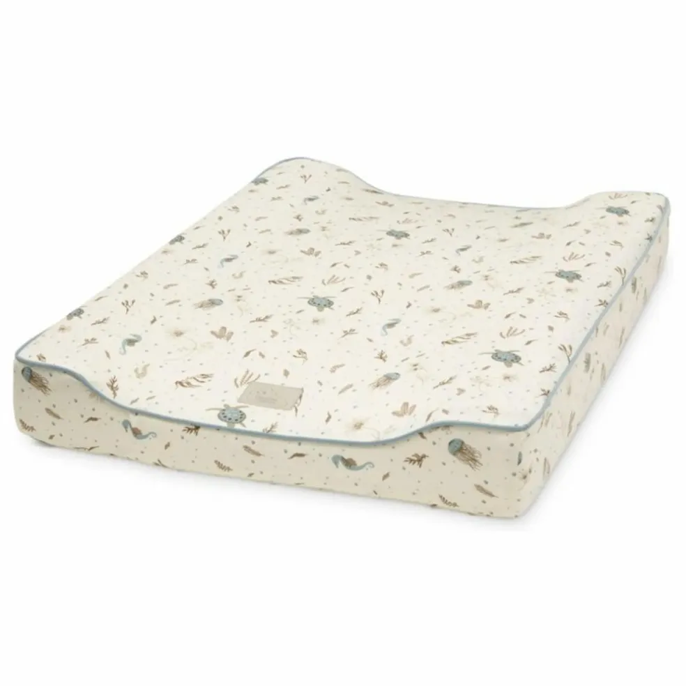 Matelas à langer Sea Garden | Bleu