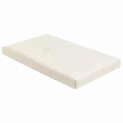 Matelas carré pour berceau Martha en coton bio | Blanc