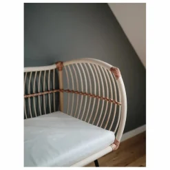 Matelas carré pour berceau Martha en coton bio | Blanc