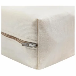 Matelas carré pour berceau Martha en coton bio | Blanc