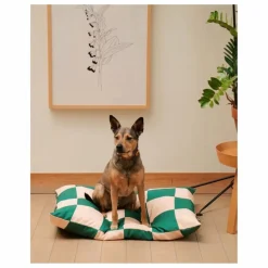 Matelas pour chien Checkered | Vert