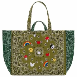 Maxi Cabas Brodé Multi Emojis | Bronze
