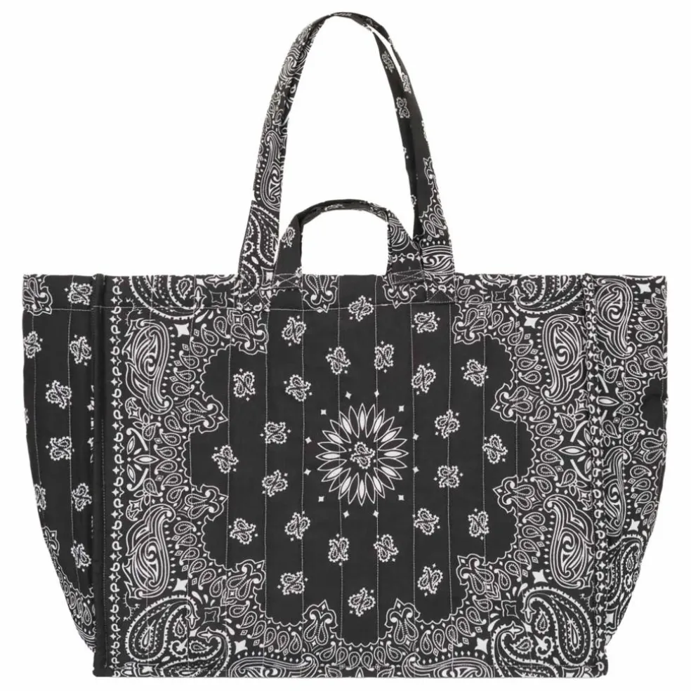 Maxi Cabas Matelassé Happy Face | Noir