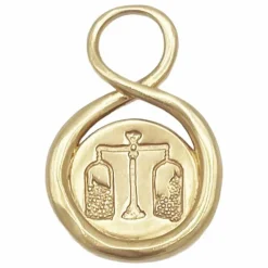 Médaille Astre Balance | Doré