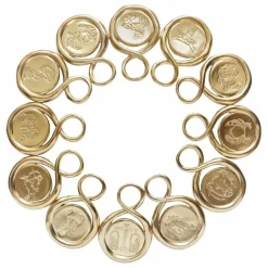 Médaille Astre Balance | Doré
