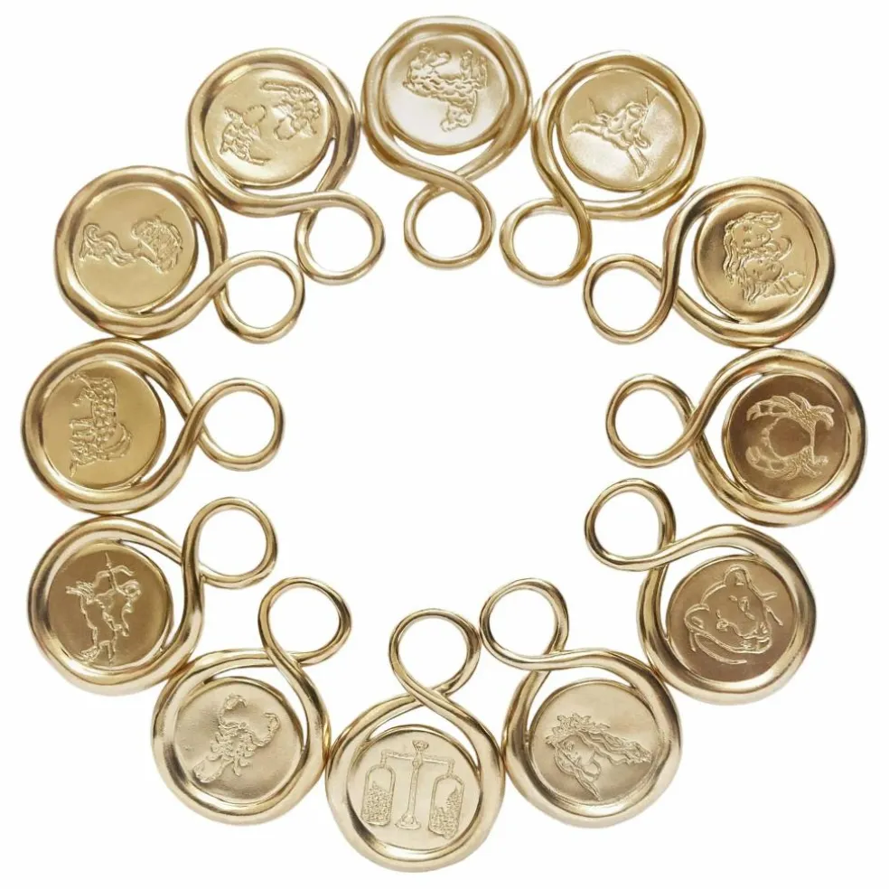 Médaille Astre Balance | Doré