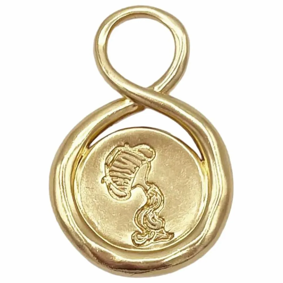 Médaille Astre Verseau | Doré