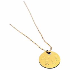 Médaille Big Love | Doré