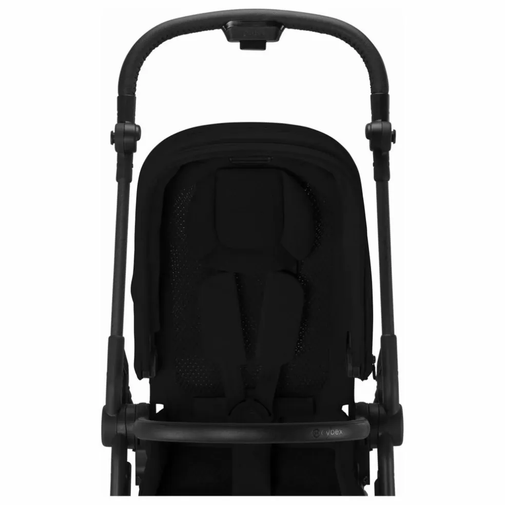 Melio Carbon - Poussette Ultra Compacte | Noir
