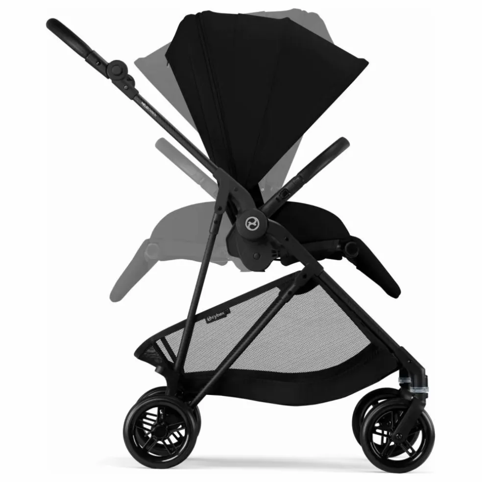 Melio Carbon - Poussette Ultra Compacte | Noir