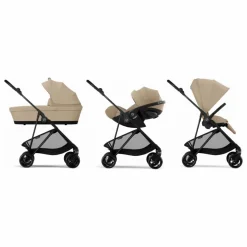 Melio Carbon - Poussette Ultra Compacte | Beige