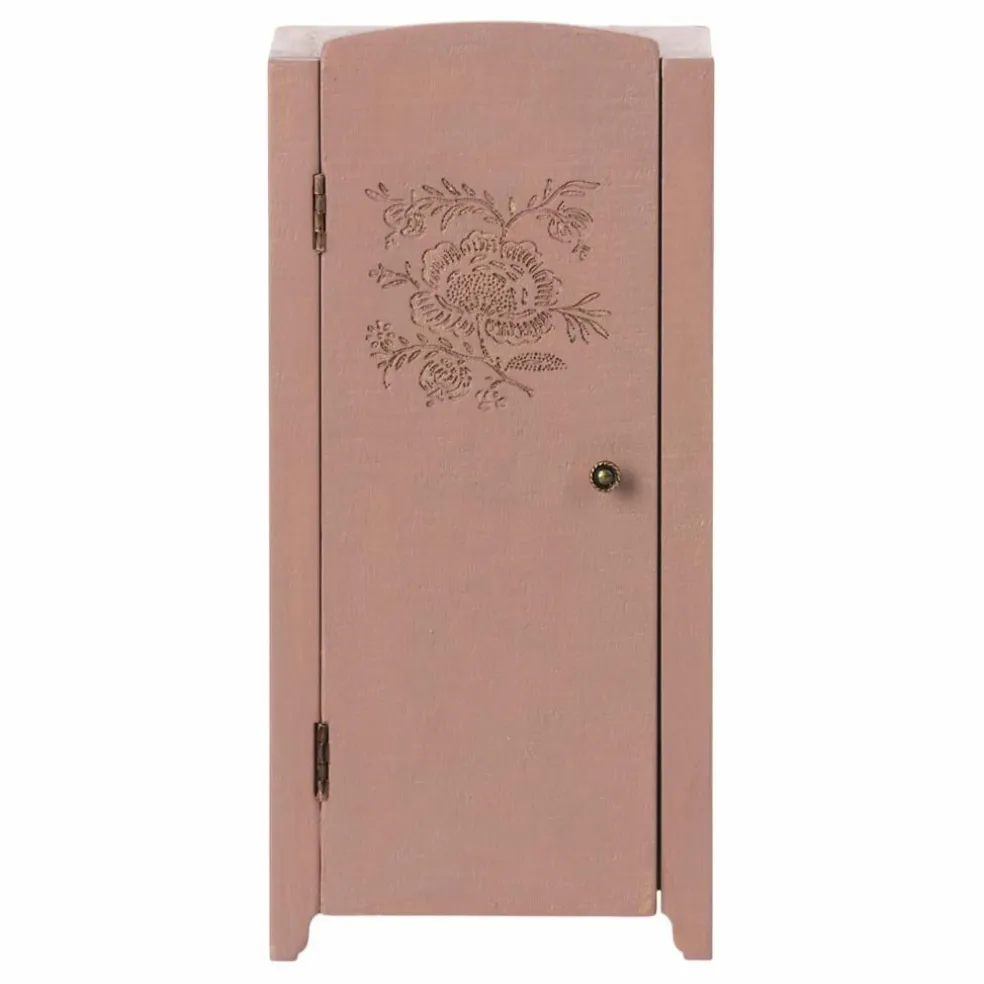 Mini armoire en bois | Rose