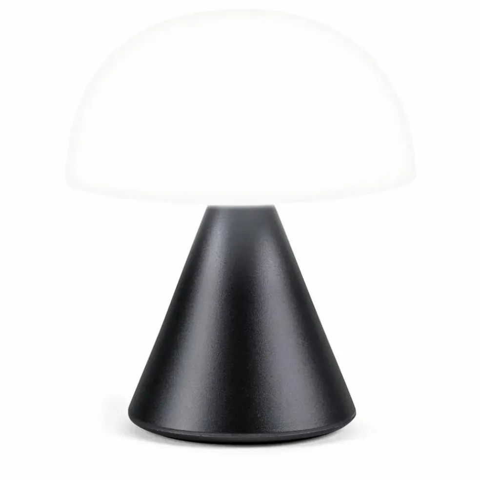 Mini lampe à poser led Mina | Gris métal