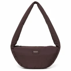 Mini sac bandoulière Puffy | Marron